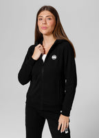 Women's zip-up hoodie Fuchsia - Black