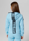 Women's zip-up hoodie Fuchsia - Baby blue