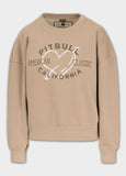 Women's sweatshirt Washed MANZANITA HEART