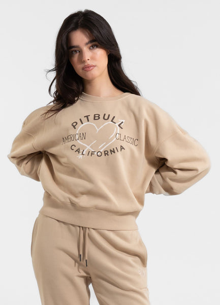 Women's sweatshirt Washed MANZANITA HEART