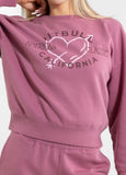 Women's sweatshirt Washed MANZANITA HEART