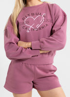 Women's sweatshirt Washed MANZANITA HEART