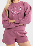 Women's sweatshirt Washed MANZANITA HEART