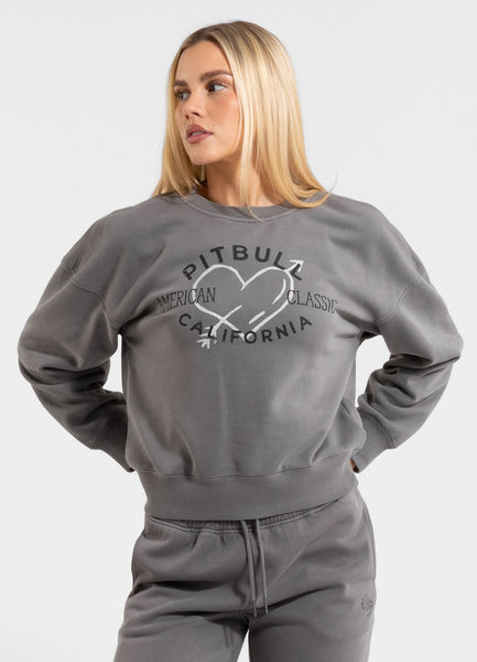 Women's sweatshirt Washed MANZANITA HEART