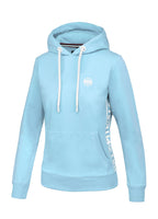 Women's hoodie French Terry La Canada - Baby blue
