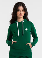 Women's hoodie LA CANADA - Dark green