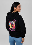Women's Oversize Hoodie Happy-Pit - Black