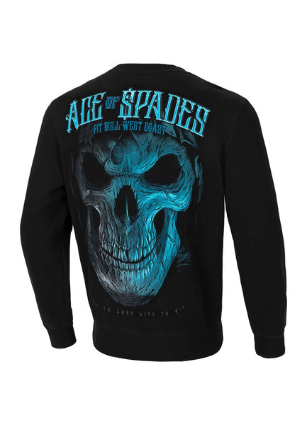 Men's Sweatshirt Blue Skull