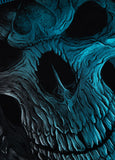 Men's Sweatshirt Blue Skull