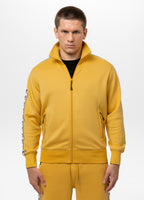 Men's Sweatjacket Oldschool POWERS - Pale Yellow