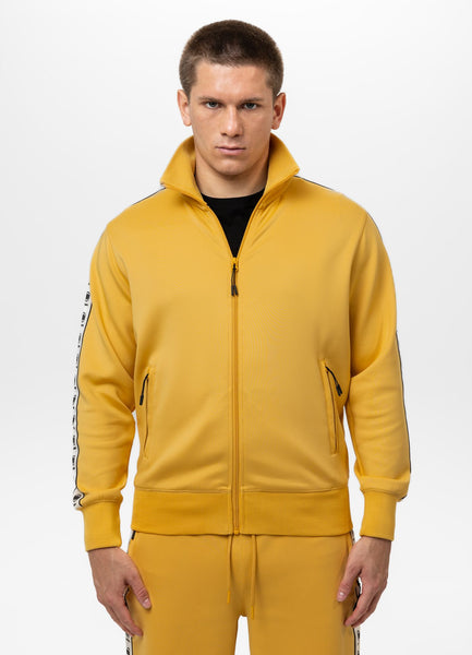 Men's Sweatjacket Oldschool POWERS - Pale Yellow