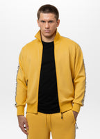 Men's Sweatjacket Oldschool POWERS - Pale Yellow