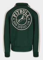 Men's Sweatjacket Oldschool SAN DIEGO CA - Green