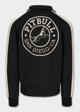 Men's Sweatjacket Oldschool SAN DIEGO CA - Black