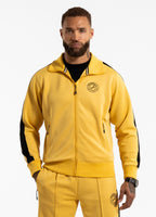 Men's Sweatjacket Oldschool SAN DIEGO CA - Pale yellow