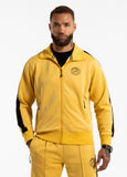 Men's Sweatjacket Oldschool SAN DIEGO CA - Pale yellow