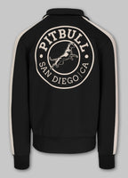 Men's Sweatjacket Oldschool SAN DIEGO CA - Black