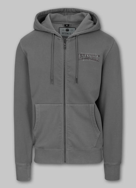 Men's Zip-up hoodie ACE OF SPADES - Gray