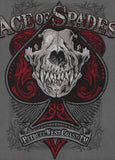 Men's Zip-up hoodie ACE OF SPADES - Gray