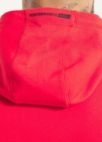 Zip-up hoodie DOGWOOD - Fluo red