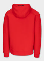 Zip-up hoodie DOGWOOD - Fluo red