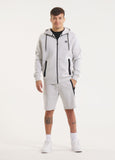 Zip-up hoodie DOGWOOD - Whity blue