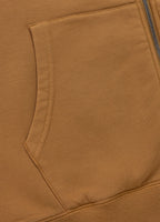 Men's Zip-up hoodie Washed MULTISPORT - Honey yellow