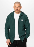Men's Zip-up hoodie Pique Rockey - Dark green