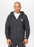 Men's Zip-up hoodie Pique Rockey - Graphite