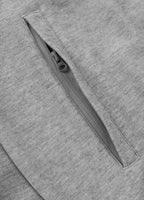 Men's Zip-up hoodie Pique Rockey - Gray Melange