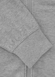 Men's Zip-up hoodie Pique Rockey - Gray Melange
