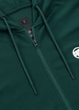 Men's Zip-up hoodie Pique Rockey - Dark green