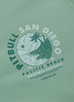 Men's Zip-up hoodie PLANET SURF - Mint