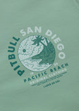 Men's Zip-up hoodie PLANET SURF - Mint