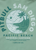 Men's Zip-up hoodie PLANET SURF - Mint