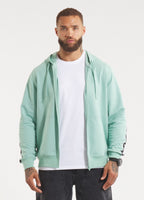 Men's Zip-up hoodie TAPE NUGGET - Light mint