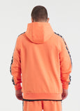 Men's Zip-up hoodie TAPE NUGGET - Bright Salmon