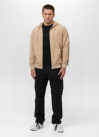 Men's Zip-up hoodie TAPE NUGGET - Light sand