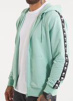 Men's Zip-up hoodie TAPE NUGGET - Light mint