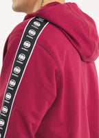 Men's Zip-up hoodie TAPE NUGGET - Burgundy