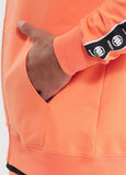 Men's Zip-up hoodie TAPE NUGGET - Bright Salmon