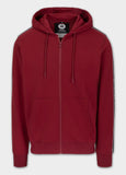 Men's Zip-up hoodie TAPE NUGGET - Burgundy
