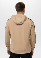 Men's Zip-up hoodie TAPE NUGGET - Light sand