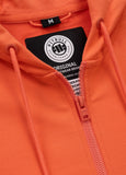 Men's Zip-up hoodie TAPE NUGGET - Bright Salmon