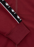 Men's Zip-up hoodie TAPE NUGGET - Burgundy