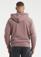 Men's Zip-up hoodie Washed Lancaster II - Burgundy