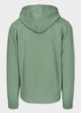 Men's Zip-up hoodie Washed Lancaster II - Sage green