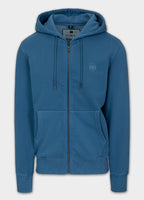 Men's Zip-up hoodie Washed Lancaster II - Shade blue