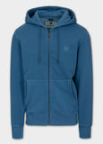 Men's Zip-up hoodie Washed Lancaster II - Shade blue