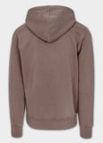 Men's Zip-up hoodie Washed Lancaster II - Burgundy